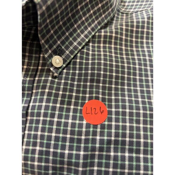 Duluth Shirt Mens Large Green Plaid‎ Button Up Standard Fit Flex Outdoors Travel - Picture 6 of 6